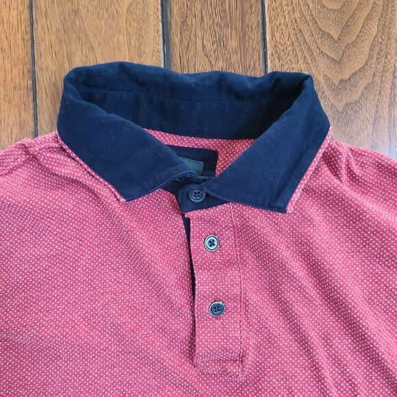 RODD & GUNN Polo Shirt Men's Large L New Haven Sports Fit Short Sleeves Red Blue - Picture 3 of 11